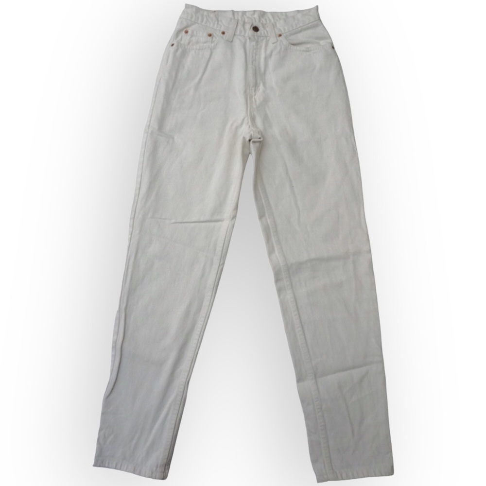 Vintage 90s Usa Levi’s 521 Tapered Fit Tapered Le… - image 2